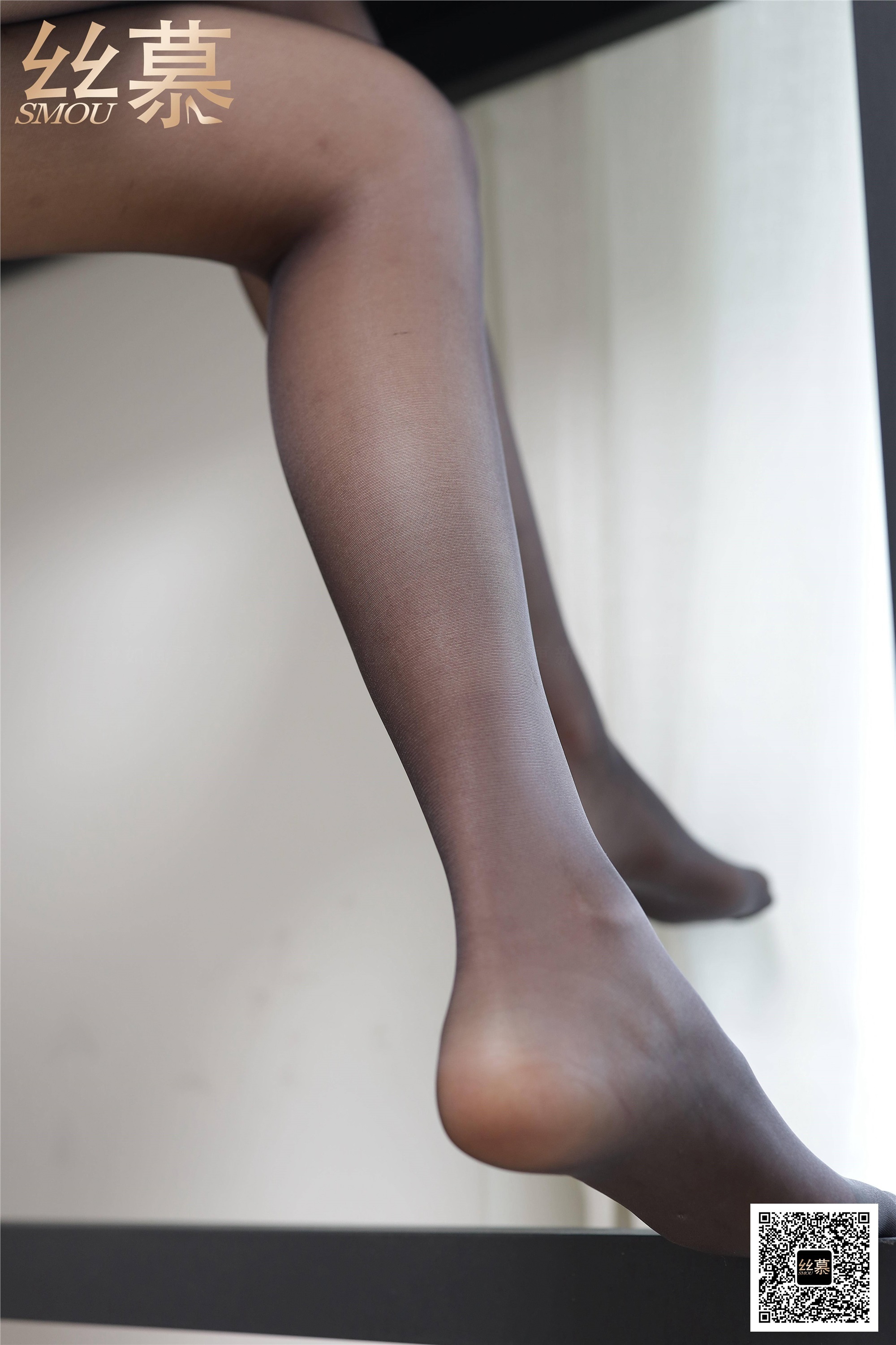 丝慕写真 SM411 天天一元 模特：颖儿《条纹西装裙》